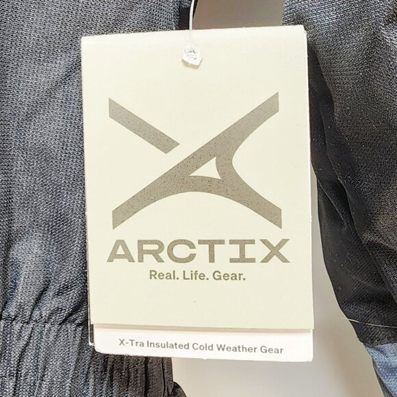 Arctix Kids Black Gray Insulated Snow Suit Hood Tag Size S (8) Warm Winter - Picture 8 of 8